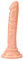 SXOVO Butt Plug Consolador Plug Anal Pene con Fuerte Base Succionador Arnés Strap-On Dildos para Principiantes Soft Easy Bend TPR (Correa no incluida) (Color Carne)