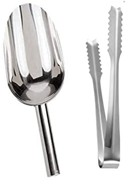 Sweet Candy Buffet Ice Tongs & Scoops (Silver-1 set)