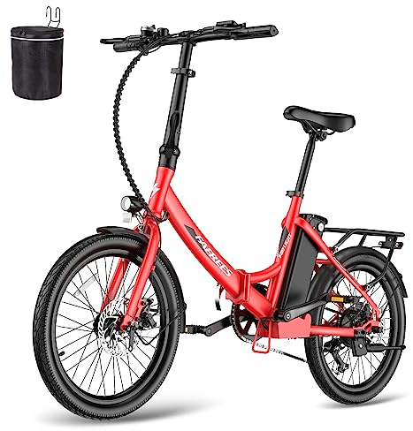 Fafrees F20 Light Elektrofahrrad Klapprad E-Bike 250W Motor 36V 20Ah Akku,20 Zoll E-Fahrrad Faltbares 35N.M Drehmoment E-Mountainbike 25km/h