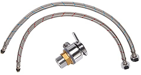 Jvareaty de douche mitigeur thermostatique à chaude et froide Convient pour camping-cars et yachts