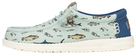 HEYDUDE Wally Marlin, Mens Shoes, Men's Slip-on Loafers, Comfortable & Light-Weight