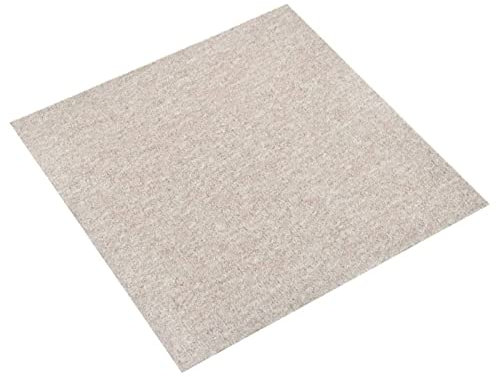 Mattplattor 20 st 5 m² 50 x 50 cm ljus beige, ShGaxin mattplattor, golvmattor, mattplattor, inomhusmatta, matsalsmattor SPU:147319