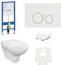 HGMBAD Set Geberit Spülkasten Design WC Betätigungsplatte WC Sitz