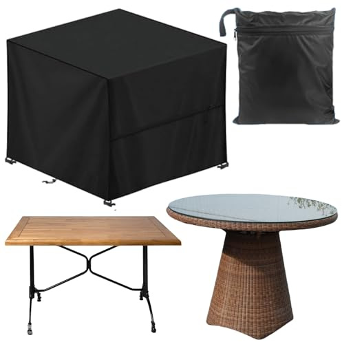 Funda para Muebles de Jardín,Funda para Muebles de Jardín Exterior,Funda Mesa Jardin Impermeable,Funda Mesa Exterior Impermeable,Fundas Protectora para Conjuntos de Muebles