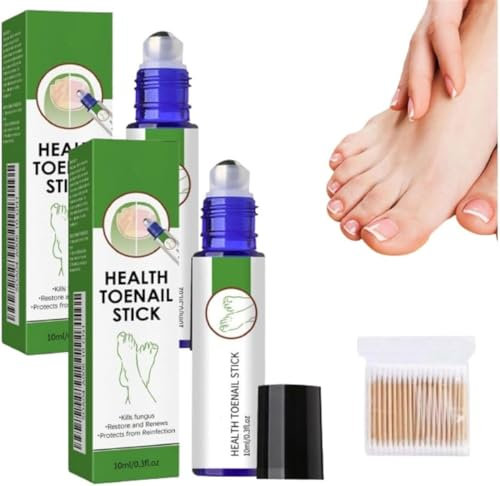 Nailshield Anti Fungal Stick,Monsalife Nail Shield Anti Fungal Stick Roll On,Fungal Nail Repair Stick,Nail Care Roller Balls,Nail Repair Essence Gel,Natural Nail Strengthener For Damaged Nails (2 Pcs)