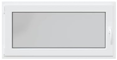 Genérico Finestra Seminterrato RISOR 120x60 cm Anta Ribalta DIN Sinistra,Bianco,26.8kg,4108376