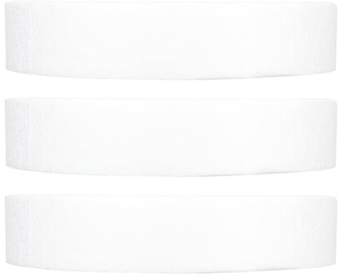 Healvian Dischi Rotondi in Schiuma Floreale 3 Pezzi 250mm Spessi 50mm per Decorazioni Fai da Te, Materiali per Artigianato Artistico, Base per Bouquet e Centrotavola, Accessori Creativi