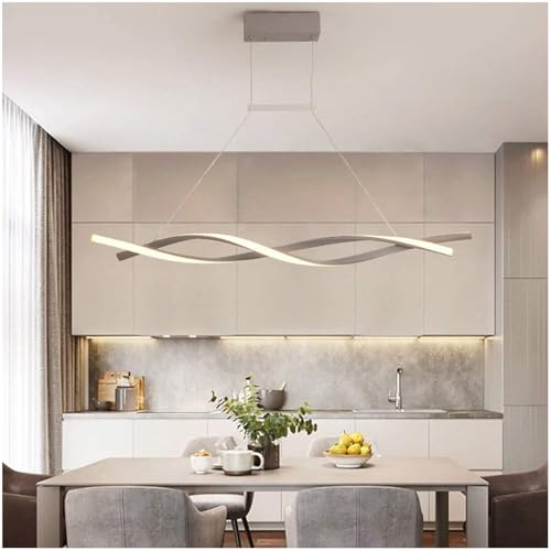 DVTFRUI Soggiorno Dimmerabile Telecomando Luce Pendente, 120cm