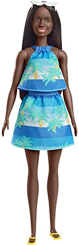 Barbie Loves The Ocean Doll - Ocean Print Top and Skirt, Multicolor
