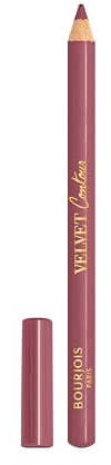 Bourjois, Velvet Contour Matita labbra, 24 Places de Roses, Texture mat cremosa, Applicazione precisa, con Burro di Karité e Olio di Vinaccioli, Lunga tenuta fino a 8 ore, Zero sbavature, 1.14 g