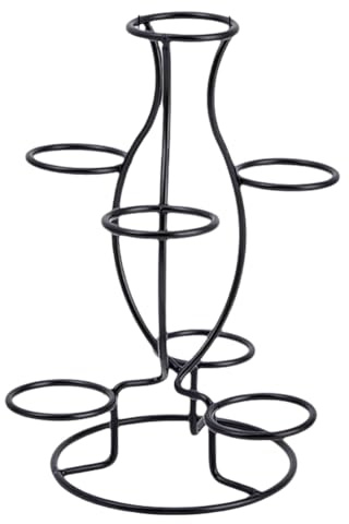 Ziiphon Soporte de Bola de Cristal, Soporte de Exhibición en Forma de Huevo, Soporte de Exhibición de Esfera, Planeta Esférico de Bola de Cristal, Decoración de Oficina en el Hogar