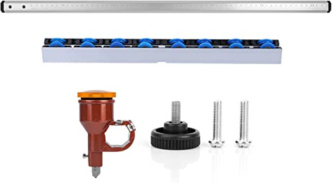 Oumefar Coupe-Verre à Poussée de Type T de 60cm de Longueur, Outil de Coupe de Bande de Verre pour Carreaux de Céramique, Brique Vitrifiée avec Injection Automatique D'
