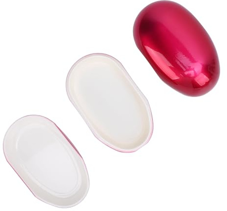 Raspador de pies de acero inoxidable Removedor de callos Lima y escofina para pies 2 en 1 de doble función para eliminar la piel muerta en el hogar Material duradero de ABS y (Rosa roja)