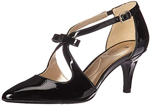 Bandolino Womens Zeffer Pump Black Patent PU 7