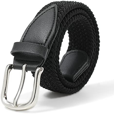 WELROG Kids Belt for Boys Girls - ElasticBbelt for Kids No hole Belt for Boys and Girls