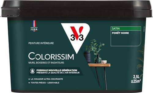 V33 Peinture multi-supports Colorissim® Forêt noire satin 2,5L