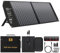Mesuvida 60W Foldable Solar Panel with 5 Ports, 18V MC4 Higher Output/12V DC/QC 3.0 USB-C (PD 45W) Portable USB Solar Panel for Portable Generator Power Station Smartphones Tablet
