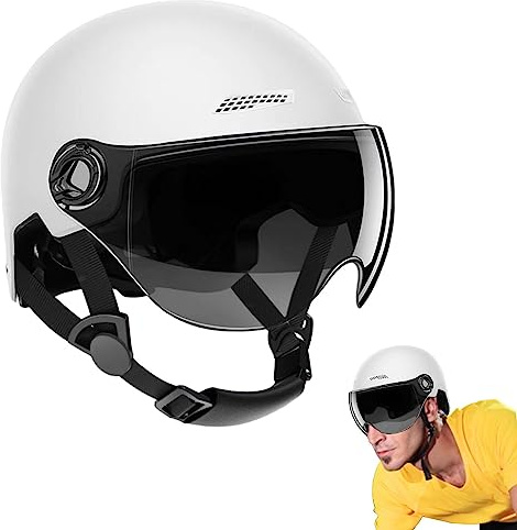 Campsie Casco Bici Uomo - Casco Monopattino Elettrico | Equipaggiamento Protettivo per Pattinaggio | Caschi da Bicicletta per Uomo Donna | Semicaschi Altamente Protettivi | Protezioni per Pattinaggio