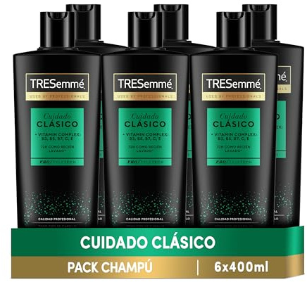 Tresemmé Champú Cuidado Clásico Para Todo Tipo De Cabello 400 ml x 6