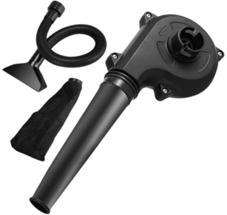 YWBL-WH Souffleur de Feuilles électrique Compact avec Conception à Clipser, Ventilateurboosté, Dépoussiéreur d'air Portatif, Souffleur de Feuilles alimenté par Batterie pour