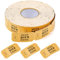 Nezyo Rouleau de Jetons 1000 Feuilles de Jetons Perforés Rouleau de Bons Alimentation à Numéro Consécutif Boissons de Marque Rouleau Jetons de Démolition pour Magasins Bar Mariage(Jaune,Bière)