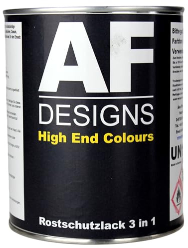 Alex Flittner Designs Rostschutzlack 3:1 Metallschutzlack Rostschutzfarbe RAL Alle Farben (RAL 6029 Minzgrün, 1 Kilogramm)