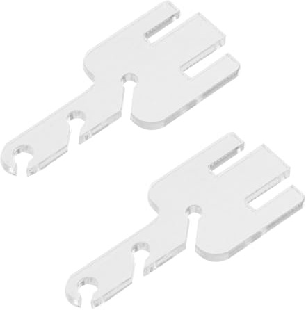 HOMSFOU 2Pcs Knitting Machine Tensioner Adapter Compact Tension Forks Yarn Tensioner for Addi King Size Knitting Machines Knitting Machine Accessories for Yarn Control
