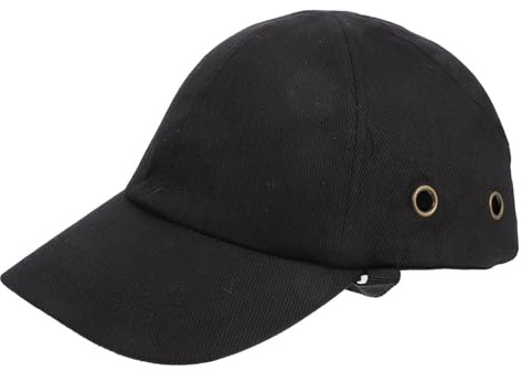 GLEAVI Casquette Anti-Chocs réglable Casque de Protection léger avec Coque ABS EVA pour Skateboard et activités extérieures Noir pour Hommes et Femmes
