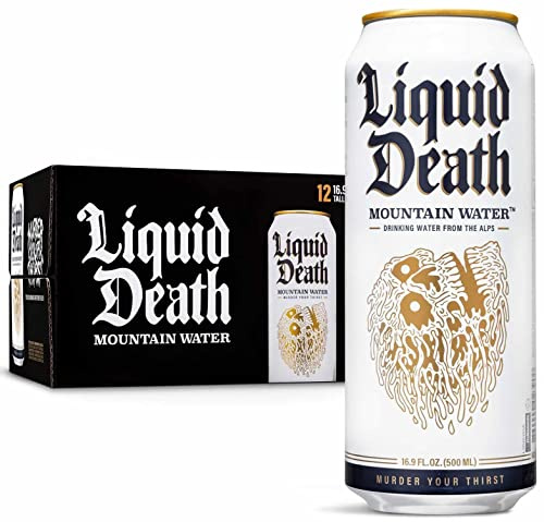 Liquid Death Still Mountain Water, 12 x 500 ml