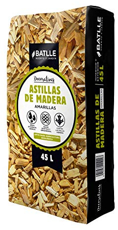 Semillas Batlle 960102PIC Astillas de madera Amarillas, Neutro