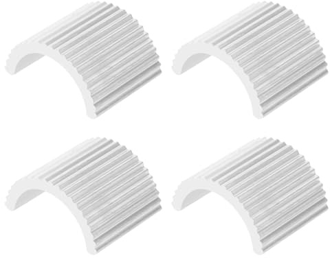 LT Easiyl 4 Uds Cuñas De Manillar De Bicicleta De Aleación De Aluminio Espaciador De Manillar De Motocicleta Arandelas De Conversión Junta De 28mm A 22mm Plata