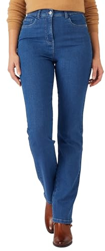 Damart Jean 5 Poches Femme Bleu 48, L 74 cm