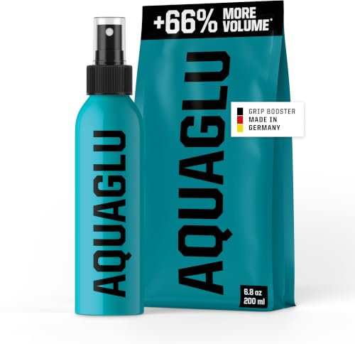 T1TAN Aquaglu Guanto da portiere spray per pioggia e umidità, spray grip da 200 ml per bambini e adulti, 40+ applicazioni