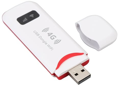 Goshyda Hotspot WiFi USB 4G LTE, Router Hotspot Mobile 4G con Slot per Scheda SIM, Modem WiFi di Rete Tascabile da 150 Mbps Supporta 10 Utenti, per Viaggi e Affari