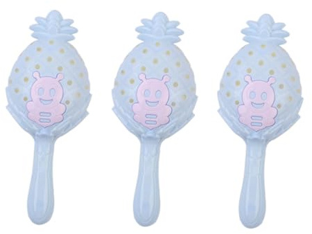 WHAMVOX Sonajeros para Bebés 0-3 Años, Juguete Educativo Colgante, Ligero y Resistente, Plástico Seguro, Paquete de 3 Piezas, Adecuado para Salir a Divertirse Color Aleatorio