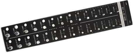 Misuratore di filettatura per dadi e bulloni, 28 dimensioni 50,5x10 cm Calibro per filettatura di bulloni in acciaio al carbonio in lega di alluminio Calibro identificatore per