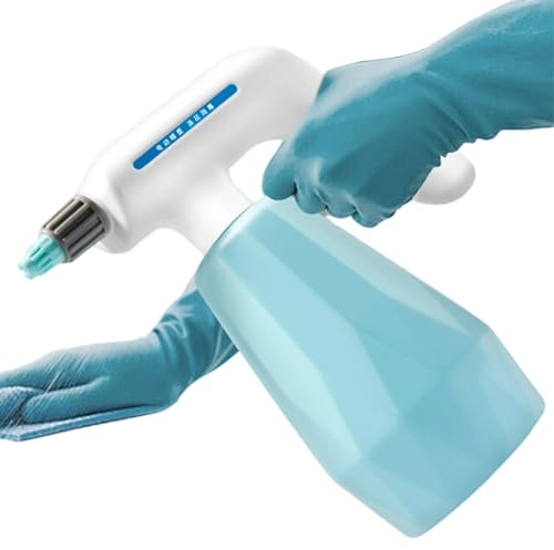 Spruzzatore elettrico multiuso, 1,2 l, automatico per fiori e piante, con ugello regolabile, per la pulizia di giardino, prato, patio, cortile, portico
