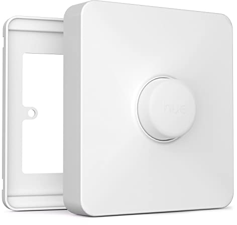 IYOKI® Standard Schalterabdeckung für Philips Smart Button, kompatibel mit Hue Schalterabdeckung, Fernlichtschalterplattenadapter, 1-Gang (1-Pack)