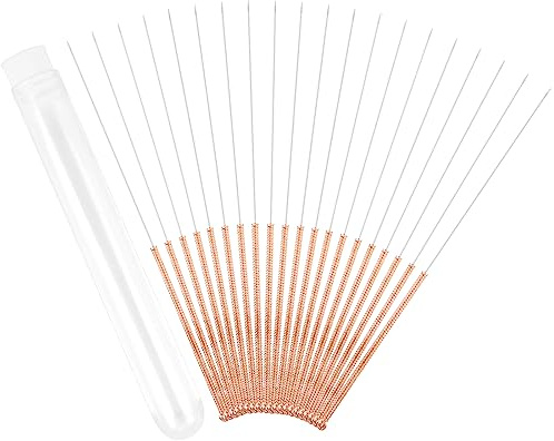 Aiguilles de Nettoyage 20 Pcs Aiguilles de Nettoyage de Buse d'Imprimante 3D en Acier Inoxydable 0.4 mm Nettoyant Tête d'impression pour Buse MK8 E3D MK10 de Imprimantes 3D