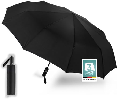 LANGENBERG Taschenschirm FIN (schwarz/blau)