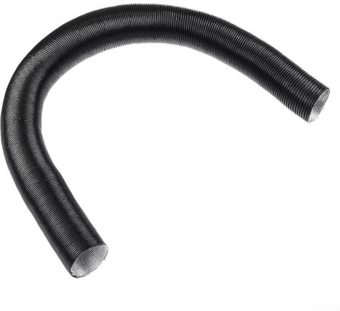Oniissy Tubo in alluminio per riscaldatore diesel, 300 cm, nero, 1 tubo