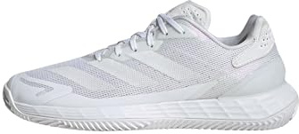 adidas Mujer Defiant Speed 2 Clay Tennis Shoe, FTWR White/FTWR White/Grey One, 40 2/3 EU