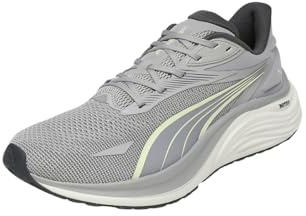 Puma Chaussures de Course Electrify Nitro 4Road pour Homme, Gris Echo Gold Moon, 44 EU