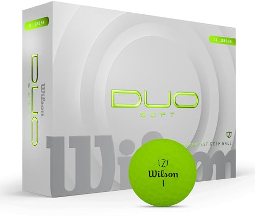 Wilson, Bolas de Golf Duo Soft, Verde