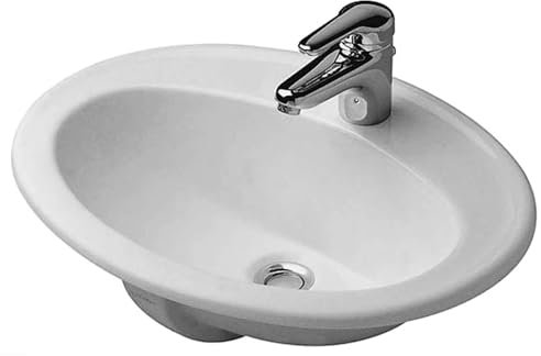 DSTOCK60 - Lavabo à Encastrer Compatible Duravit DuraPlus 56x45,5x19,5 cm Blanc Alpin
