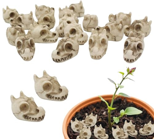Generisch Decorative Stones for Vases - Plant Stones with Dragon Bone Design - Resin Accessories for Indoor Outdoor Garden Aquarium
