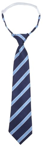 Grevosea Ties for Boys/Kids, Pre-Tied Adjustable Necktie, Clip-On Ties for School Graduation Wedding and Casual Wear Age 5-12