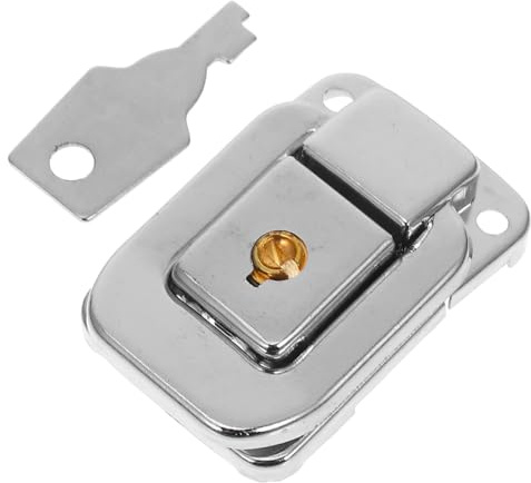 KHBUAB Fibbia a Scatto in Ferro 1.8X1.2X0.47 Pollici Chiusura a Gancio per Valigia e Custodia Chitarra per Bagagli Rigidi e Custodie da Viaggio