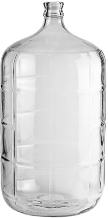 FastRack 6 Gallon Glass Carboy | Clear Fermenter for Wine & Beer | Italian Glass Carboy for Home Brewing, Fermentation Jar & Storage | Durable Wine Carboy & Fermenting Jug | #7 Stopper NOT INCLUDED