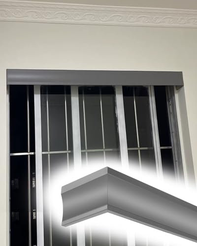 Riel de cortina doble duradero para montaje en techo con barra transversal, perfecto para sala de estar, dormitorio, cocina, solución versátil de decoración del hogar